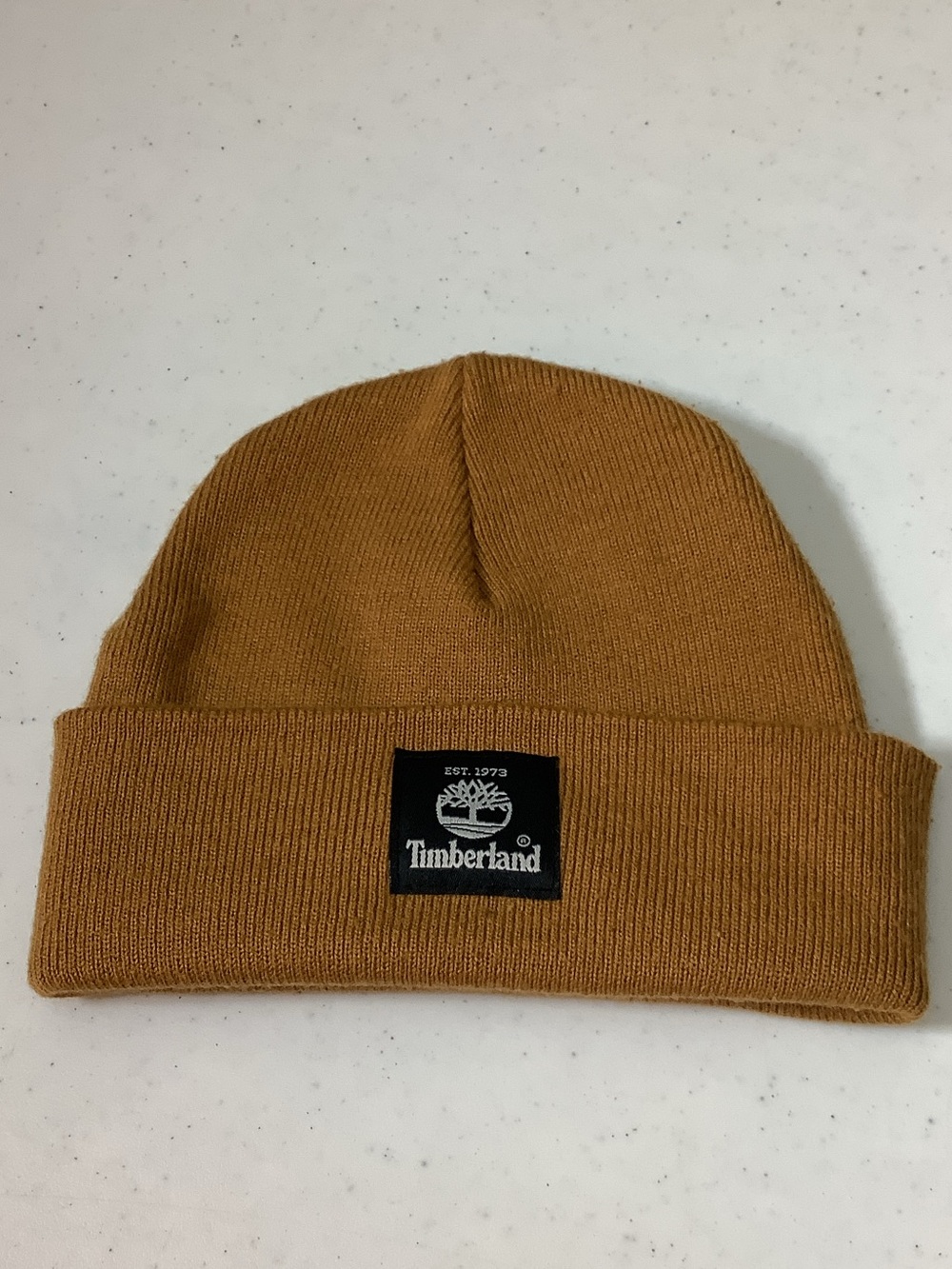 Timberland mustard beanie